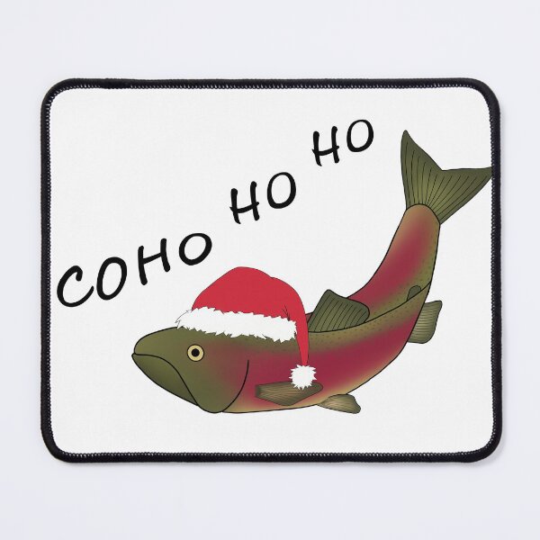 Item preview, Christmas Coho Salmon designed and sold by WestCoastWoods.