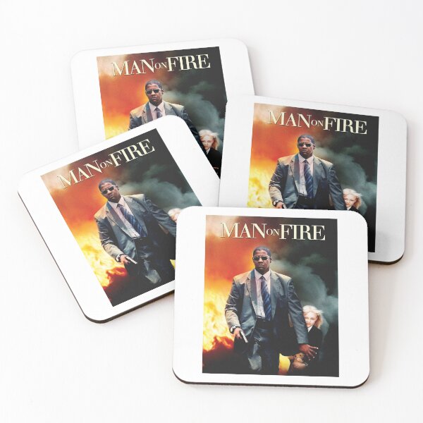 Item preview, Man on fire poster designed and sold by CrawfordWilson.