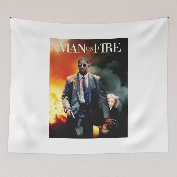 Item preview, Man on fire poster designed and sold by CrawfordWilson.