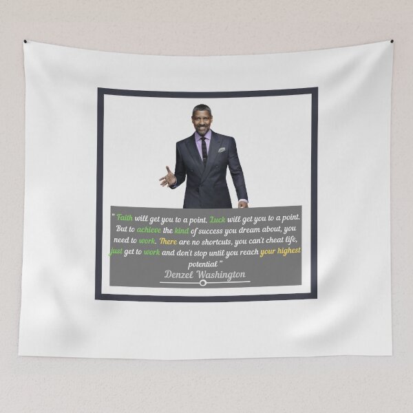 Item preview, Mr D Washington quote designed and sold by CrawfordWilson.