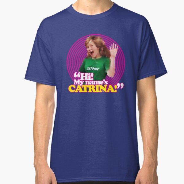 ¡Hola! Mi nombre es Catrina - Pink Windmill Kids Camiseta clásica