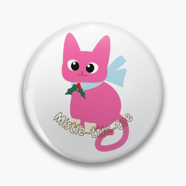 Item preview, Cute Cat with Mistletoe collar - Christmas designed and sold by iamwowie.
