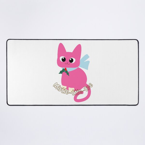 Item preview, Cute Cat with Mistletoe collar - Christmas designed and sold by iamwowie.