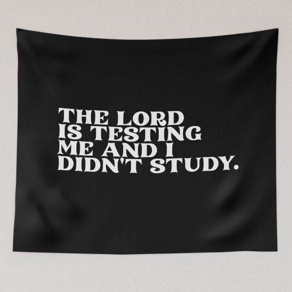 Item preview, The lord is testing me and I didn't study designed and sold by since-here.