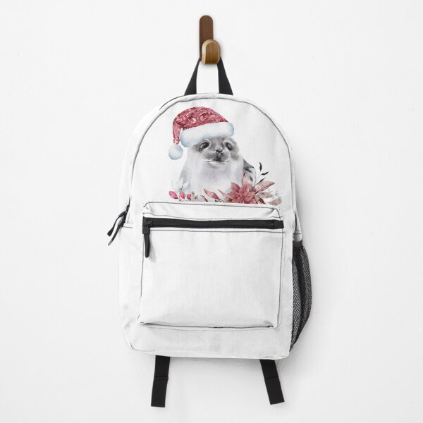 Item preview, Baby Seal in Christmas Hat designed and sold by Trinket-Trickster.