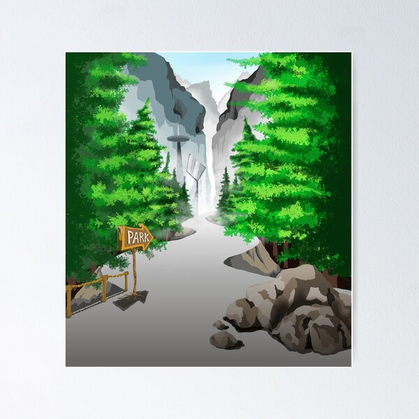 Item preview, Wandering Park designed and sold by markyartshop.