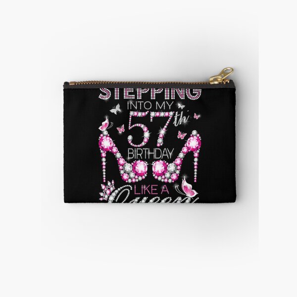 Item preview, Stepping Into My 57th Birthday Like A queen  57th birthday Gift Birthday boss Stepping Into My Birthday gift Like A Boss designed and sold by jojocat90.