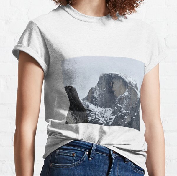Half Dome in the Snow Classic T-Shirt