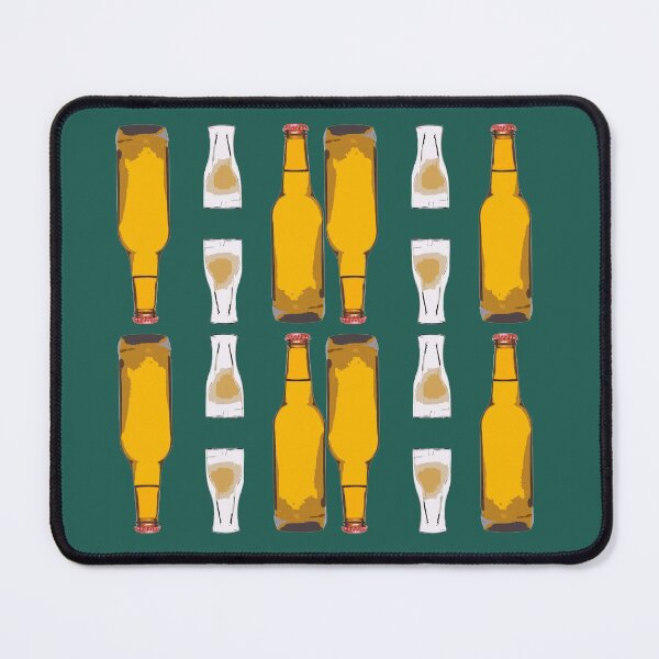 Item preview, Bottle of beer and Beer glass designed and sold by KateQR.