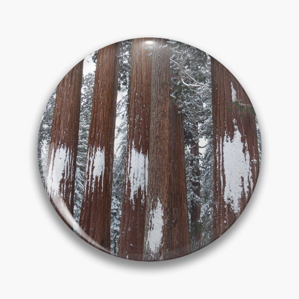 Item preview, Giant Sequoia Trees in the Snow designed and sold by happynaturalist.
