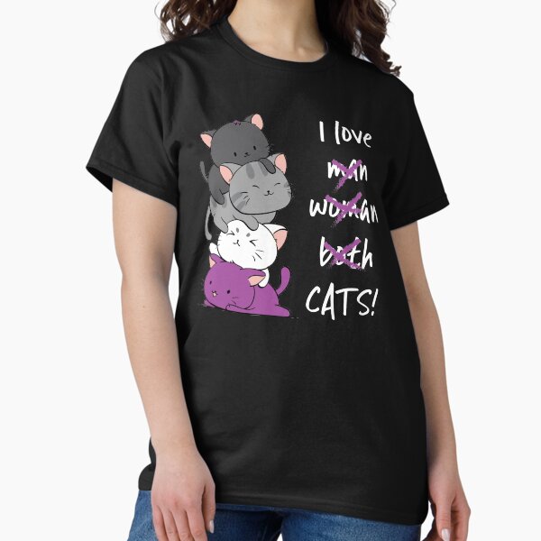 Artikel-Vorschau von Kawaii Catpile mit Text - LGBTQ Asexual Pride für Ace, designt und verkauft von Irene Koh.