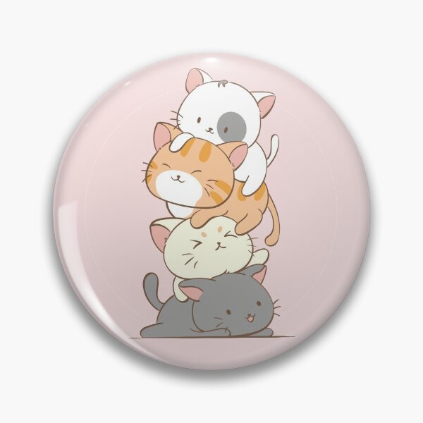 Item preview, Kawaii Cats - Playful Kittens Tower designed and sold by Irene Koh.