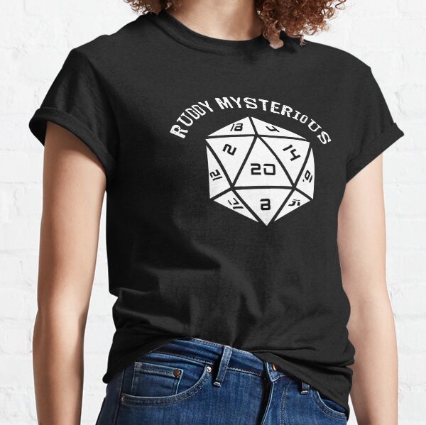 IT Crowd: Dungeons and Dragons: Ruddy Mysterious (D20) - (Quote) Classic T-Shirt