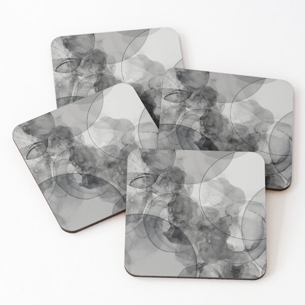 Item preview, Shades Of Grey Alcohol Ink Painting  designed and sold by artsandsoul.