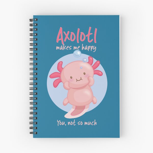 Artikelvorschau, Netter Kawaii Axolotl mit lustigem und sarkastischem Zitat entworfen und verkauft von Irene Koh.
