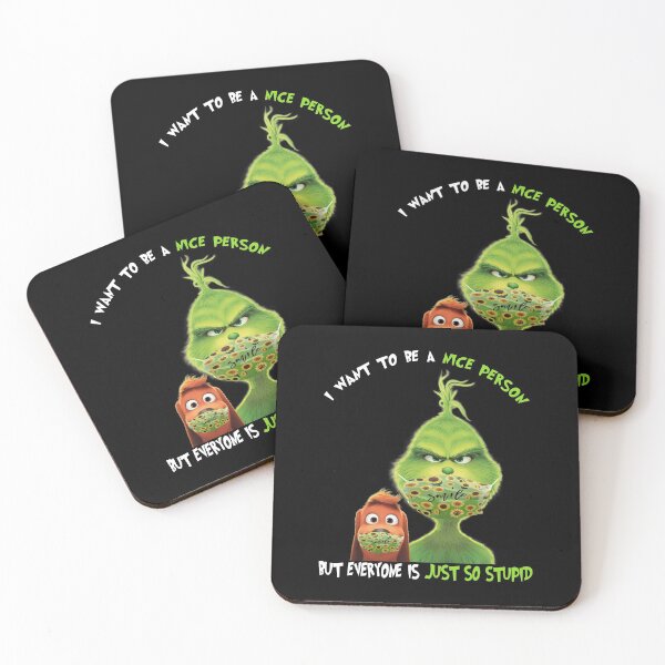 Item preview, Grinch I Want Be A Nice Person Everyone Just So Stupid In Coovid 19 Green Grinch With His Dog In Movies Trending designed and sold by BVNGHS.