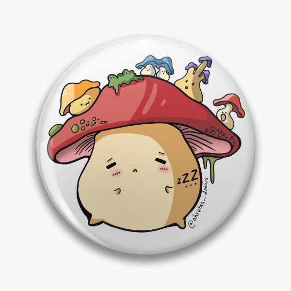 Item preview, Cute mushroom with small mushrooms designed and sold by Natashaah.
