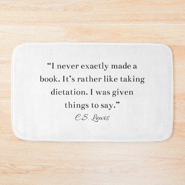 Item preview, CS Lewis Inspirational Book Quote designed and sold by HoeneShirts.