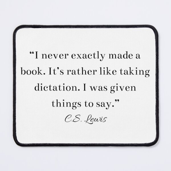 Item preview, CS Lewis Inspirational Book Quote designed and sold by HoeneShirts.