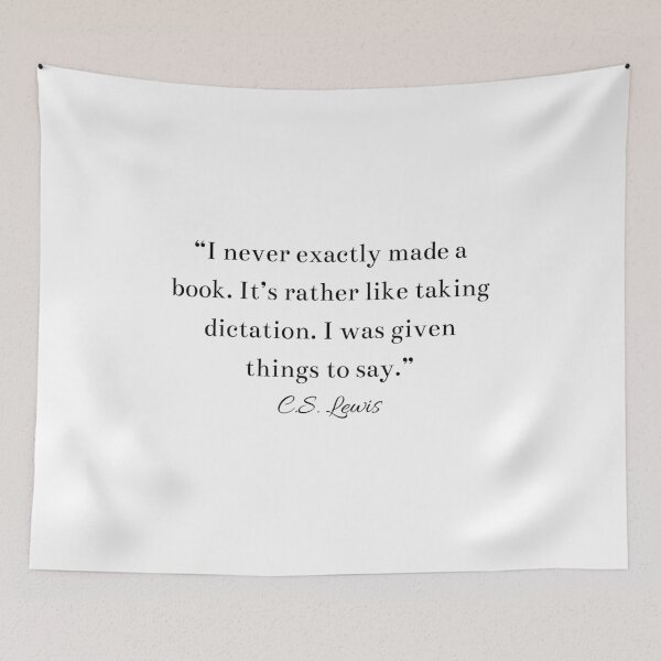 Artikelvorschau, CS Lewis Inspirational Book Quote entworfen und verkauft von HoeneShirts.