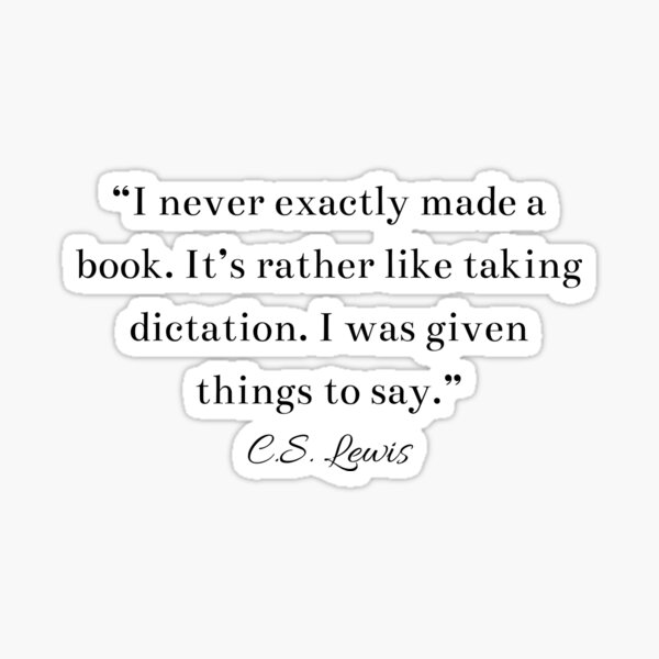 Item preview, CS Lewis Inspirational Book Quote designed and sold by HoeneShirts.