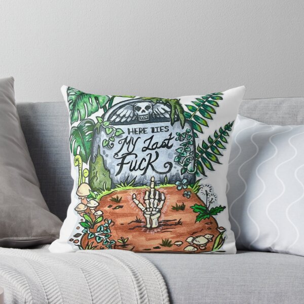 Item preview, “HERE LIES MY LAST CARE” designed and sold by VonaMay.