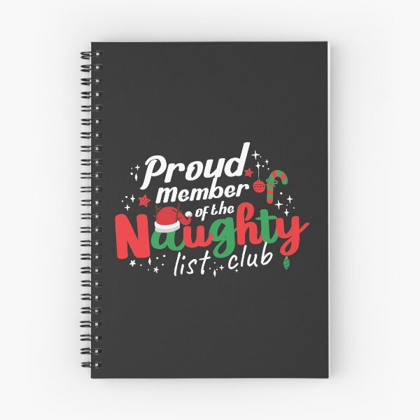 Item preview, Proud Member of the naughty list club white designed and sold by 397HOUSE Your happy time.