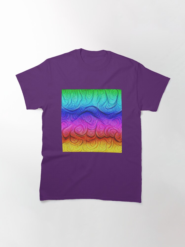 Alternate view of Color Foam levels #DeepDream Classic T-Shirt