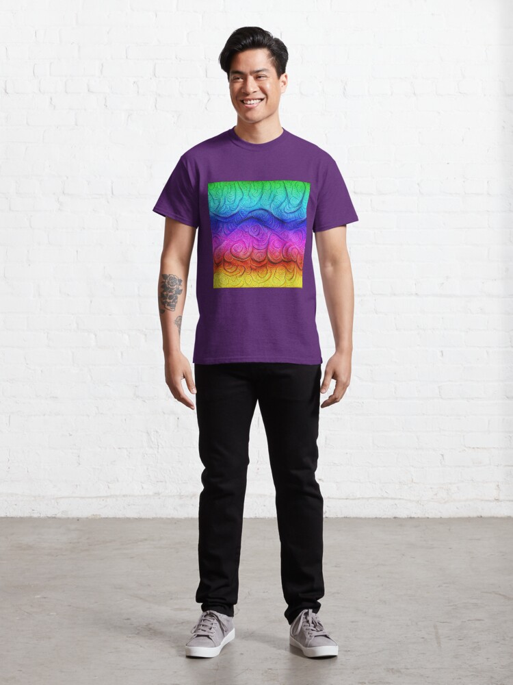 Alternate view of Color Foam levels #DeepDream Classic T-Shirt