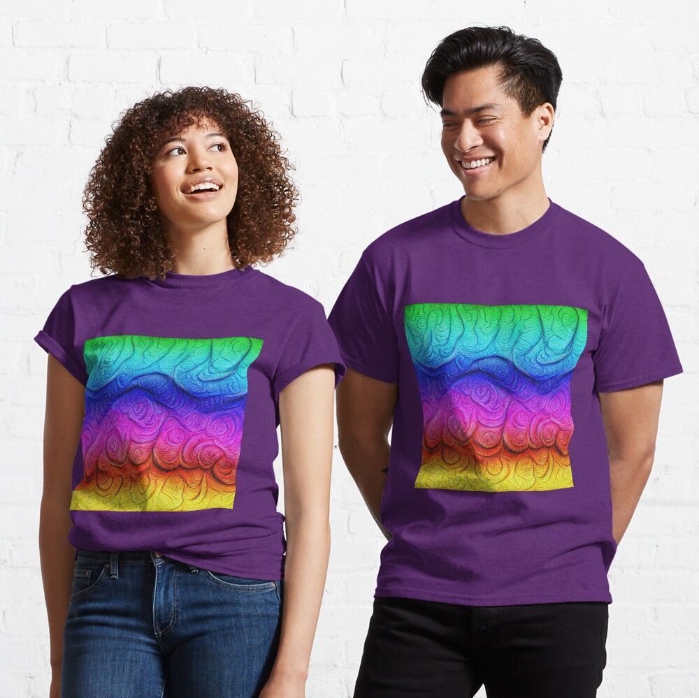 Color Foam levels #DeepDream Classic T-Shirt
