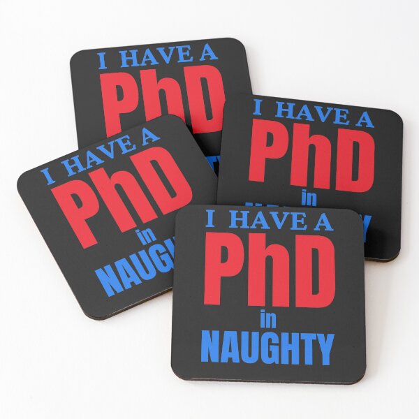 Item preview, naughty list, phd in naughty designed and sold by Pugnaciousprint.