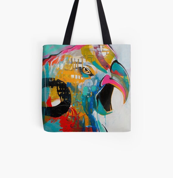 Bird All Over Print Tote Bag