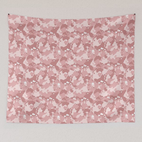 Item preview, Continents camouflage pattern in pink designed and sold by CiniArt.