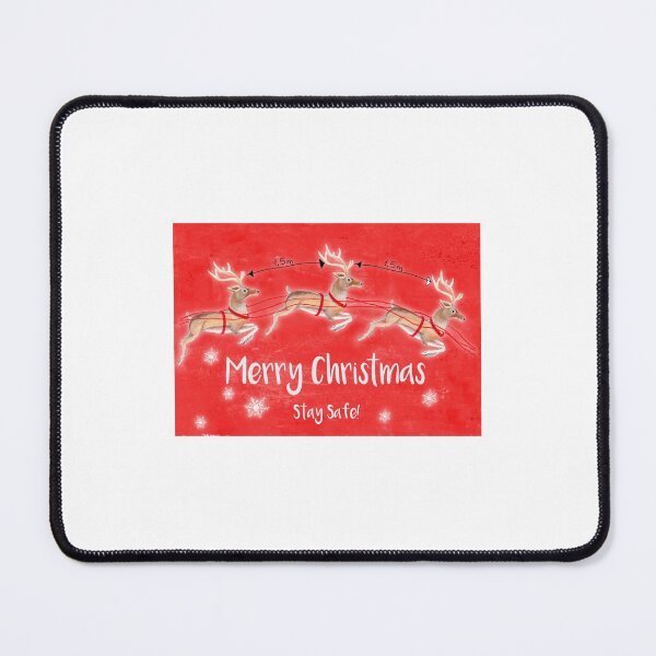 Item preview, Marry Christmas reindeers (red) designed and sold by BasicClear.