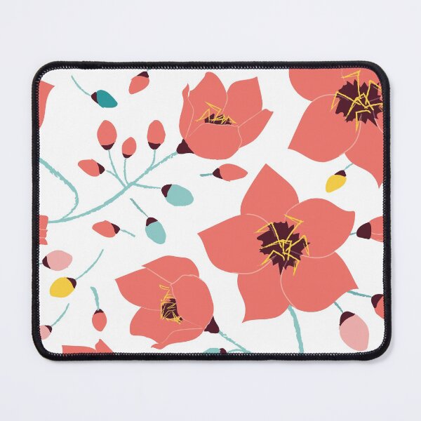 Spring Flowers pattern Mouse Pad