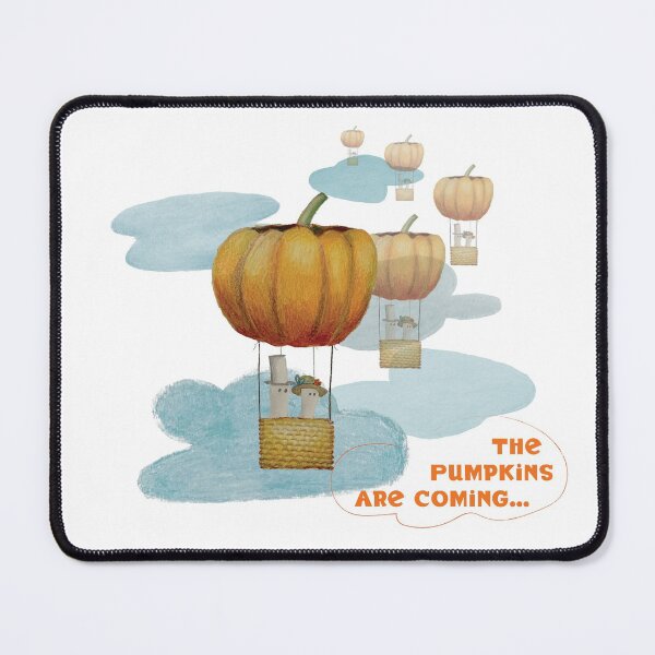 The flying Pumpkins Mouse Pad