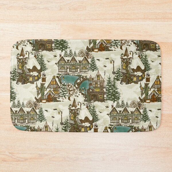 Item preview, Snowy Christmas in Tudor Village designed and sold by SmokeInTheWoods.