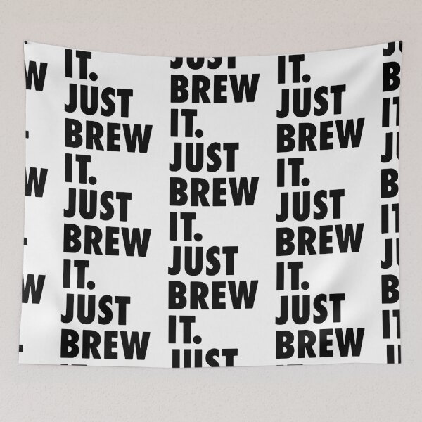 Item preview, Just rew It Funny Beer Art Design Happy Apparel Essential Inspiration Joy Mood Funny designed and sold by DesignByHeartUK.