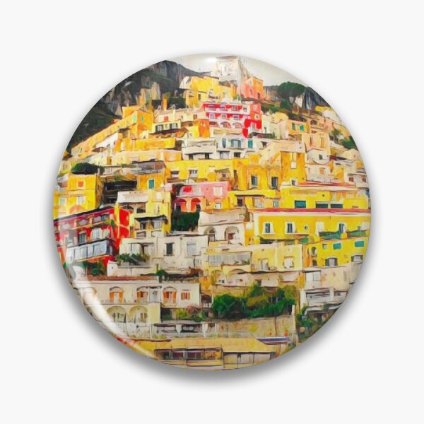 Item preview, Positano Vintage Travel designed and sold by Sofia-Draws.
