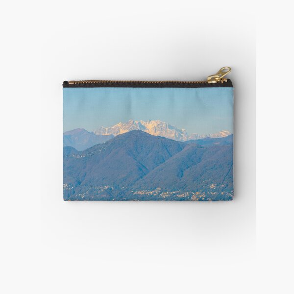 Item preview, Snow-capped Mountain Peak Monte Rosa and Alpine Lake Maggiore in a Sunny Day designed and sold by Mats Silvan.