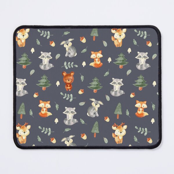 Item preview, Woodland baby creatures | dark background designed and sold by Harpley Design Studio.