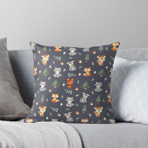 Item preview, Woodland baby creatures | dark background designed and sold by Harpley Design Studio.
