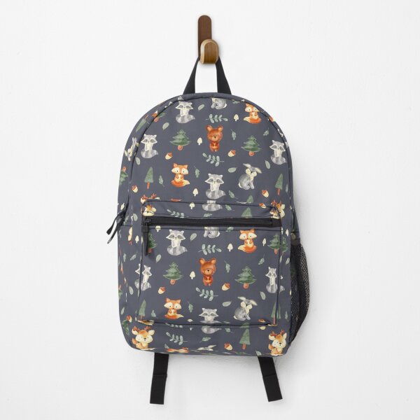 Item preview, Woodland baby creatures | dark background designed and sold by Harpley Design Studio.