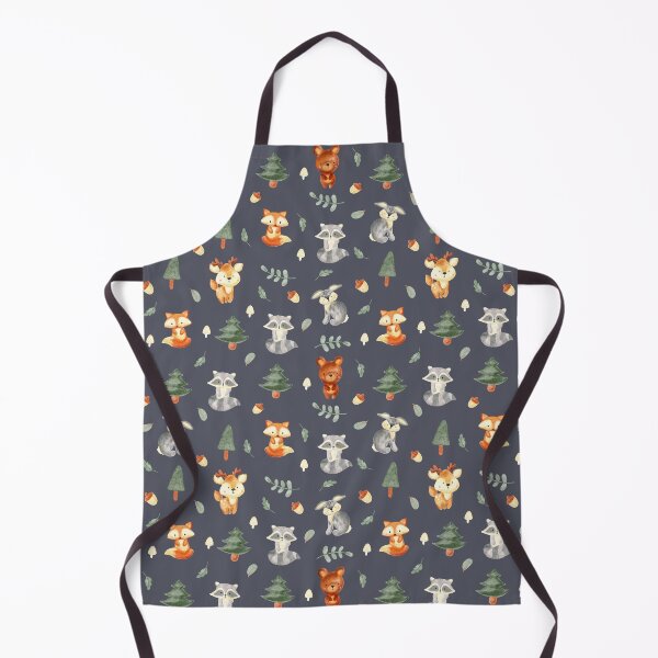 Item preview, Woodland baby creatures | dark background designed and sold by Harpley Design Studio.