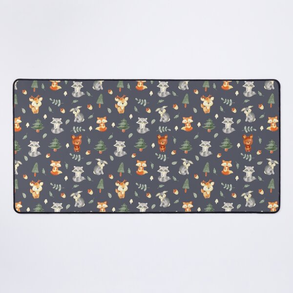 Item preview, Woodland baby creatures | dark background designed and sold by Harpley Design Studio.