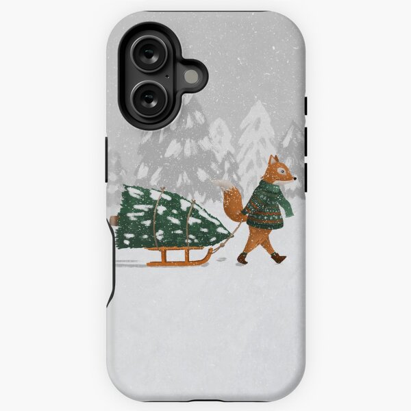 Item preview, fox in the snow designed and sold by delphine vesque.