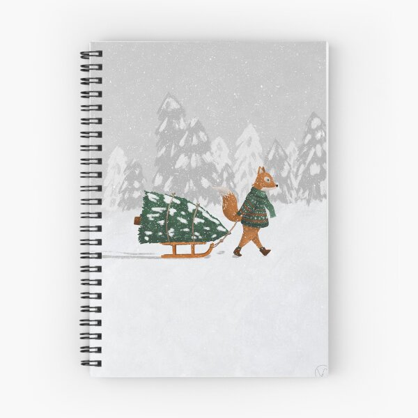 Item preview, fox in the snow designed and sold by delphine vesque.