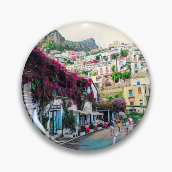 Item preview, Positano Streets designed and sold by Sofia-Draws.