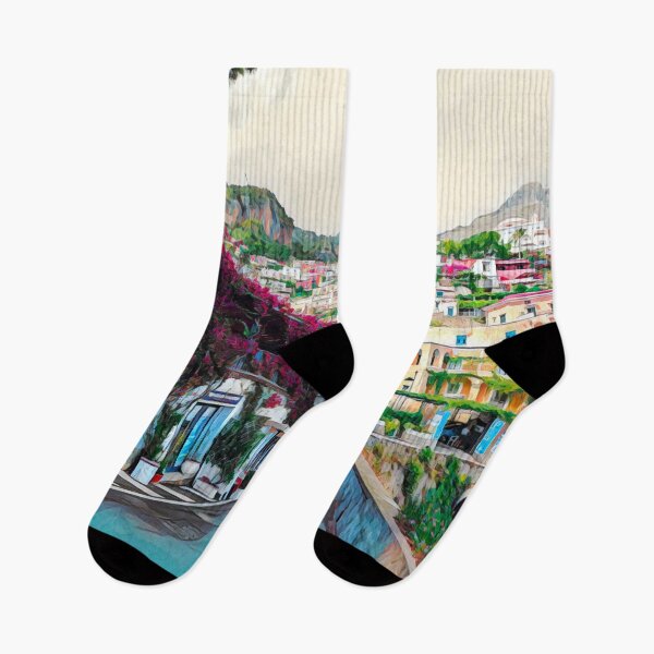 Item preview, Positano Streets designed and sold by Sofia-Draws.