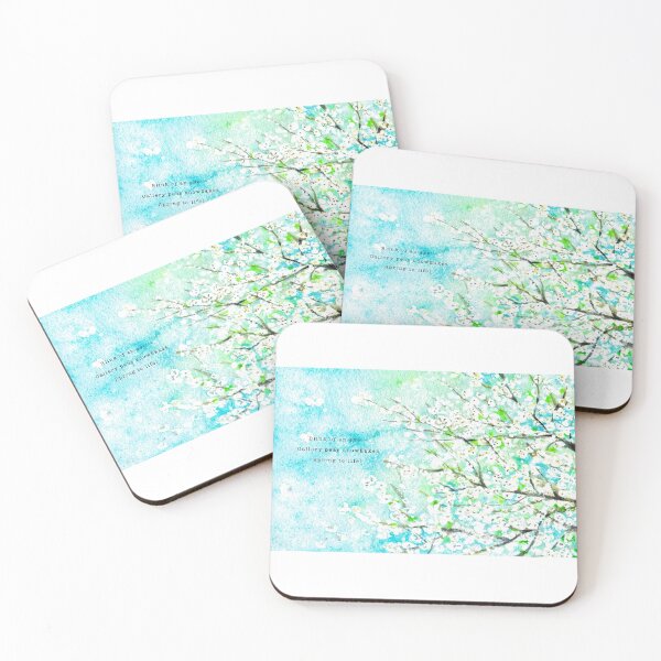 Item preview, Haiku x Art Collection - Callery Pear Snowflakes designed and sold by randomhobbies.